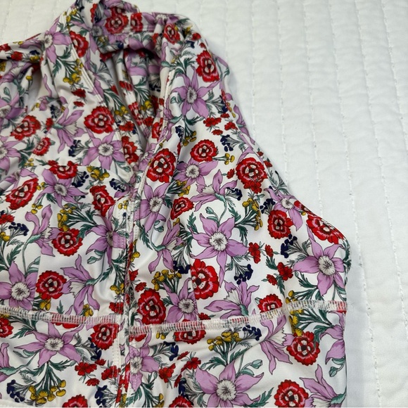 Anthropologie Floral One Piece Swimsuit  Tropical With Padding - Picture 10 of 14